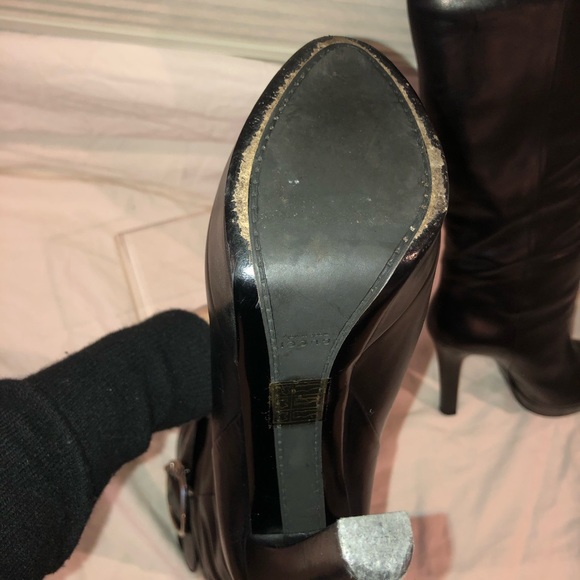 Gucci leather knee high boots - Picture 6 of 8